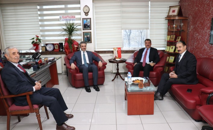 Vali Baruş ve Büyükşehir Belediye Başkanı Gürkan’dan Keskin’e ziyaret