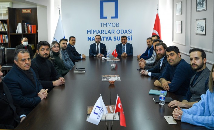 Başkan Gürkan'dan Malatya Mimarlar Odasına Ziyaret