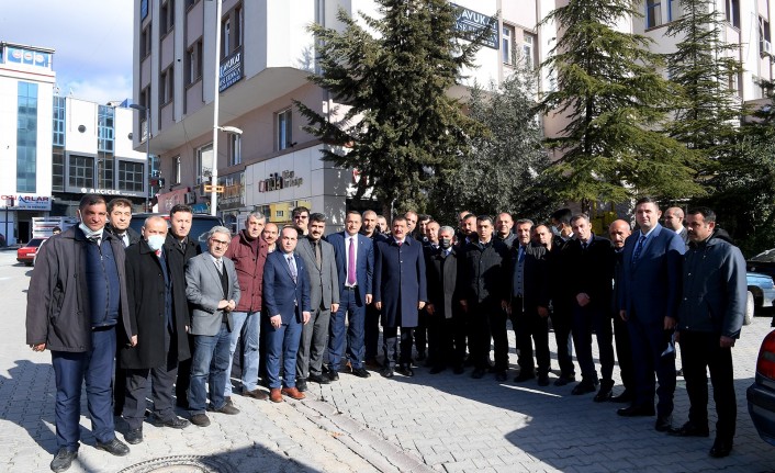 Başkan Gürkan, Hizmet İş Sendikası Malatya Şubesini Ziyaret Etti