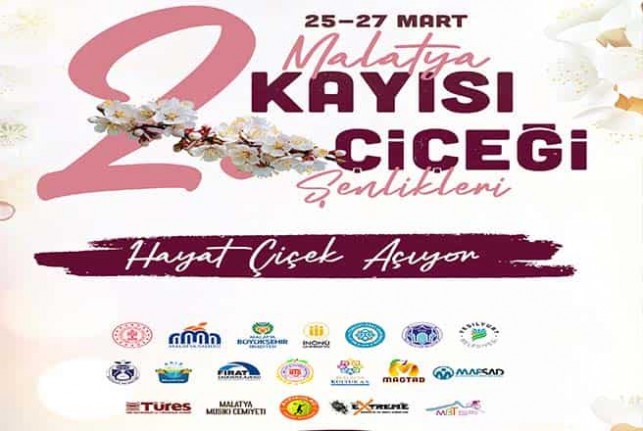 Kayısı Çiçeği Şenlikleri 25-27 Mart Tarihleri Arasında Gerçekleştirilecek