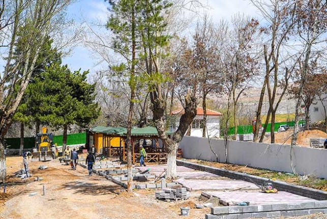 Horata Mesire Alanında Çalışmalar Sürüyor