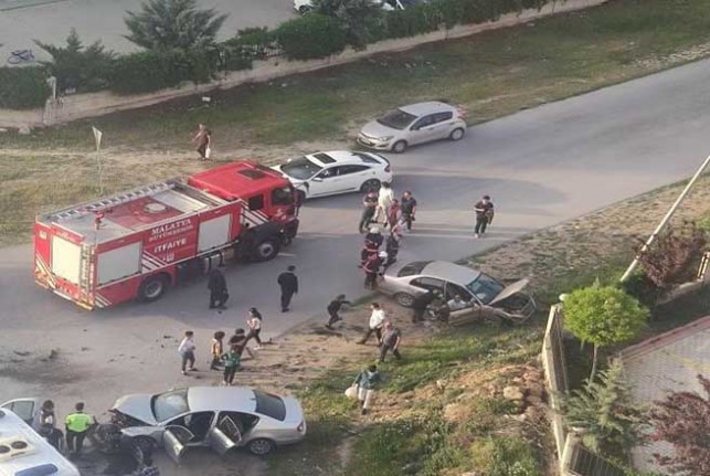 Malatya'da Feci Kaza: 5 yaralı