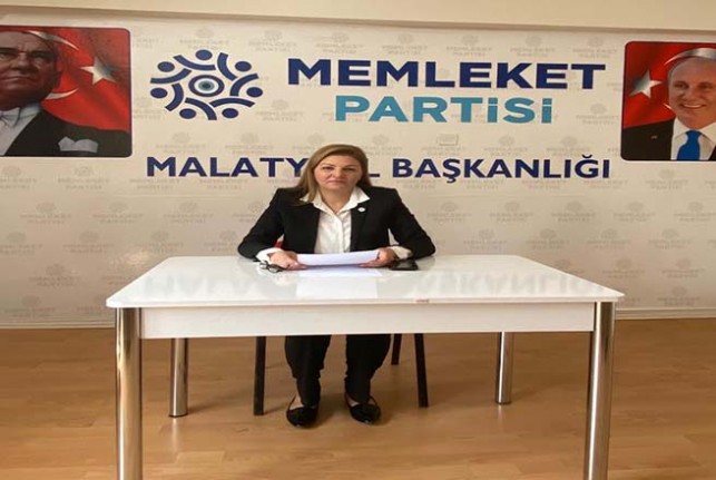 Memleket Partisi Malatya il Başkanı Benay'dan Siyasi Partilere Çağrı
