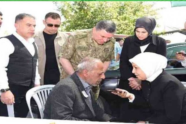 Cumhurbaşkanı Erdoğan, Malatyalı şehidin babası ile görüştü