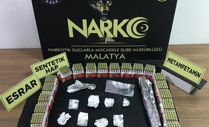 Malatya'da Narkotik ve TEM Operasyonu
