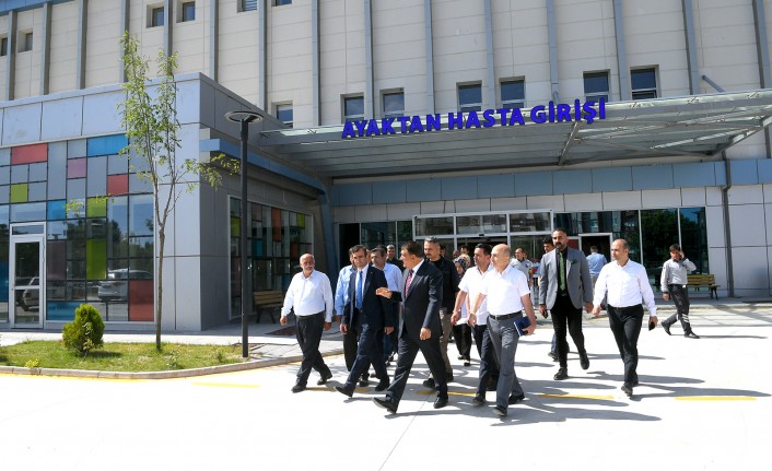 Gürkan'dan Kısmen Hizmete Giren Battalgazi Devlet Hastanesine Ziyaret