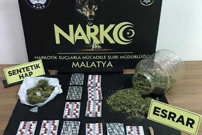 Narkotik operasyonlarında 4 tutuklama