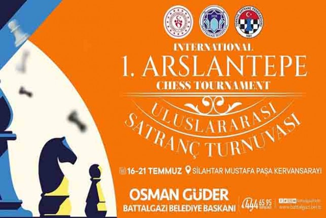 1. Arslantepe Satranç Turnuvası Battalgazi’de Başlıyor