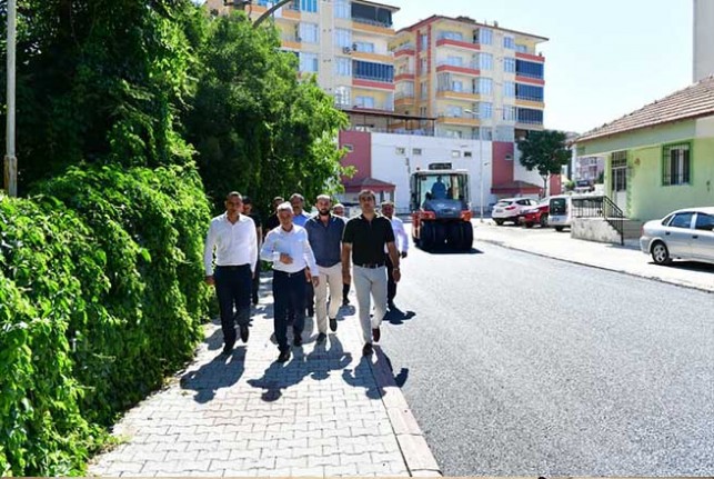 Başkan Çınar, Bentbaşı Mahallesinde Kalitesi Artırılan Yolları İnceledi