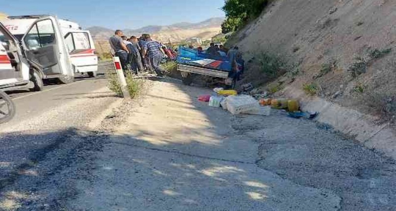 Malatya’da Çapa Motoru Devrildi