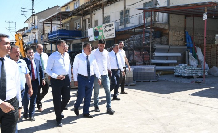 Başkan Gürkan, Kozluca Mahallesindeki hizmet ve yatırımlar yerinde incelendi