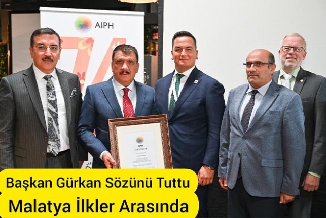 Başkan Gürkan Sözünü Tuttu! Malatya İlkler Arasında