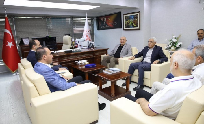 Milletvekili Kahtalı ve Başkan Güder'den Erhan Berk'e hayırlı olsun ziyareti