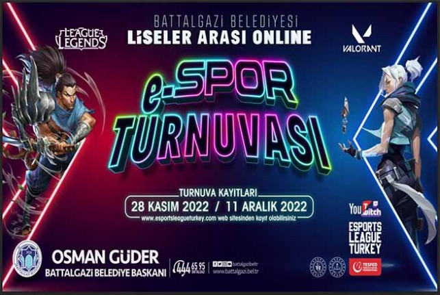 Battalgazi Belediyesi’nden Ödüllü E-Spor Turnuvası