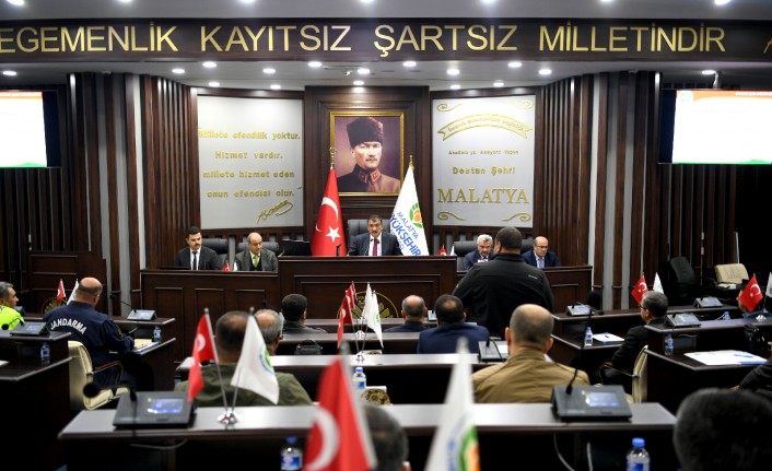 Büyükşehir Belediyesi AYKOME Karla Mücadele Toplantısı yapıldı