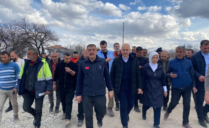 Bakan Karaismailoğlu, Deprem Bölgesi Malatya'da