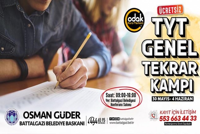 Battalgazi Belediyesi’nden Depremzede Öğrencilere Sınav Desteği