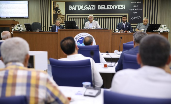 Battalgazi Meclisi Temmuz Ayı Olağan Toplantısı Tamamlandı