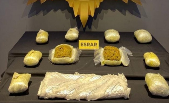 Malatya'da 5 Kilo Esrar Ele Geçirildi