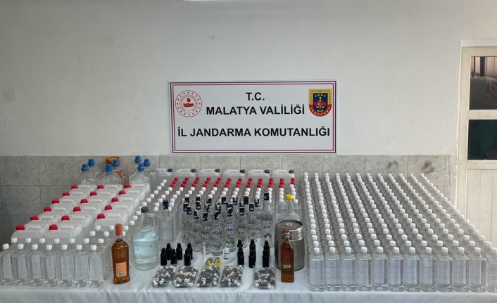 Malatya'da 334 Litre Kaçak Alkol Ele Geçirildi