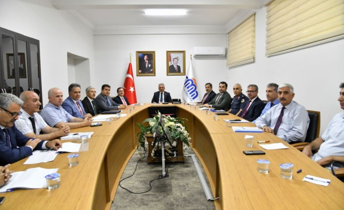 Vali Ersin Yazıcı Başkanlığında 2023-2024 Yılı Güvenlik ve KYK Toplantısı Gerçekleştirildi
