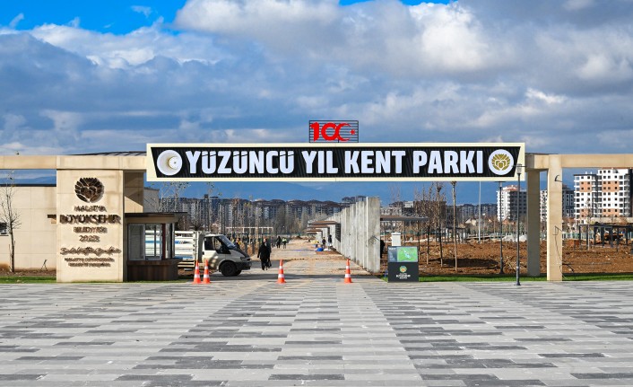 Büyükşehir Belediyesi 100.yıl kent parkı Bölgeye nefes aldıracak