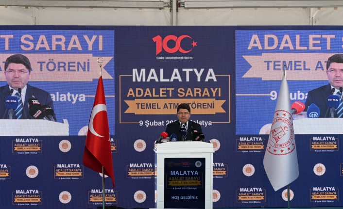 Bakan Tunç, 'Yeni Adalet Sarayımız Malatya’nın İhtiyacını Karşılayacaktır'