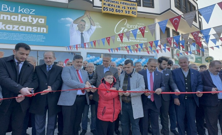 MBB Bağımsız Adayı Gezer'in Seçim Ofisi Açıldı