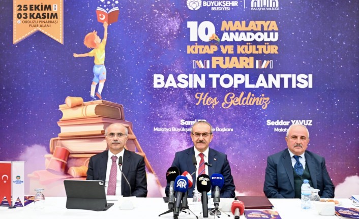 10. Malatya Anadolu Kitap ve Kültür Fuarı Başlıyor!
