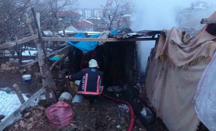Malatya’da Ahır Yangını: 25 Küçükbaş Hayvan Telef Oldu