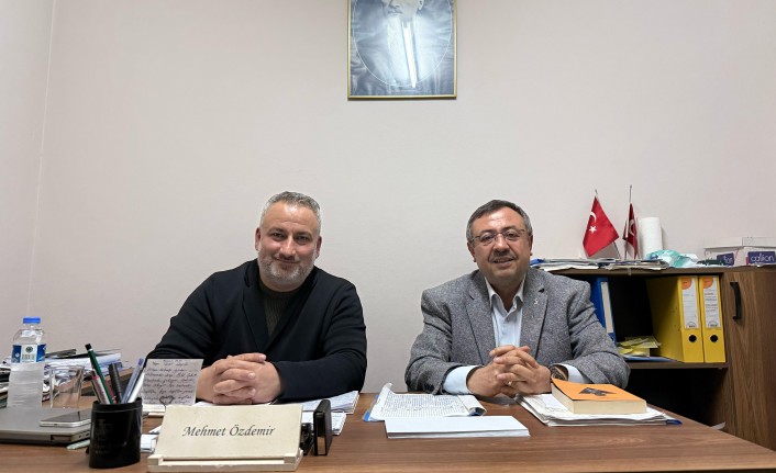 Başkan Ali Bakan'dan Muhtar Özdemir'e Ziyaret