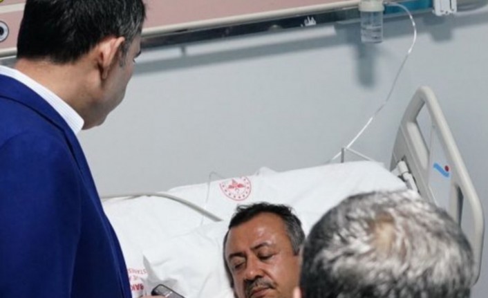 Bakan Kurum'dan İl Başkanı Ali Bakan'a Geçmiş Olsun Ziyareti
