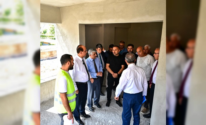 Başkan Geçit, Yeşil Yaşam Evleri (Kentsel Dönüşüm) İnşaatını İnceledi