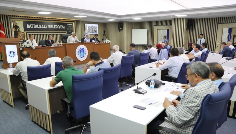 Battalgazi Belediye Meclisi, Ağustos ayı olağan toplantısını gerçekleştirdi