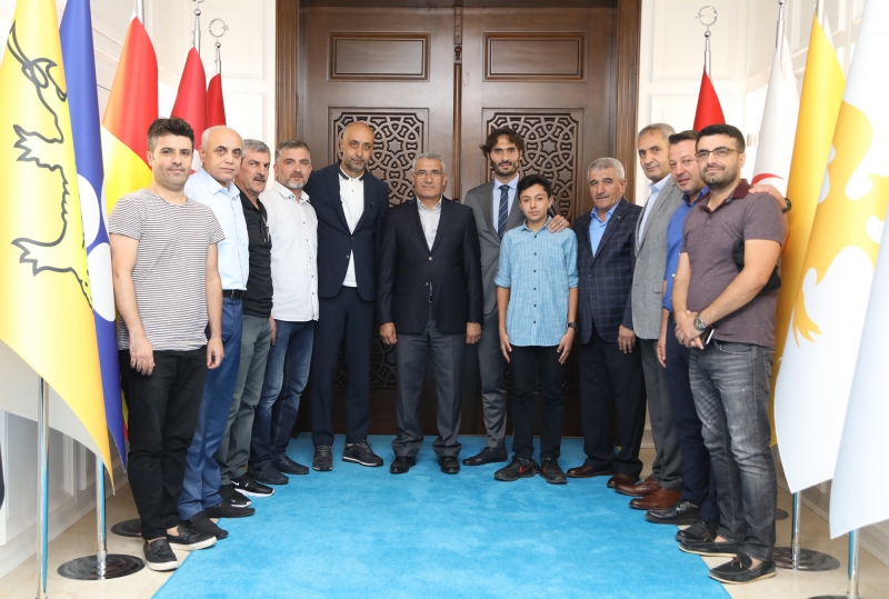 Altıntop ve Kafkas'tan Başkan Güder'e Ziyaret