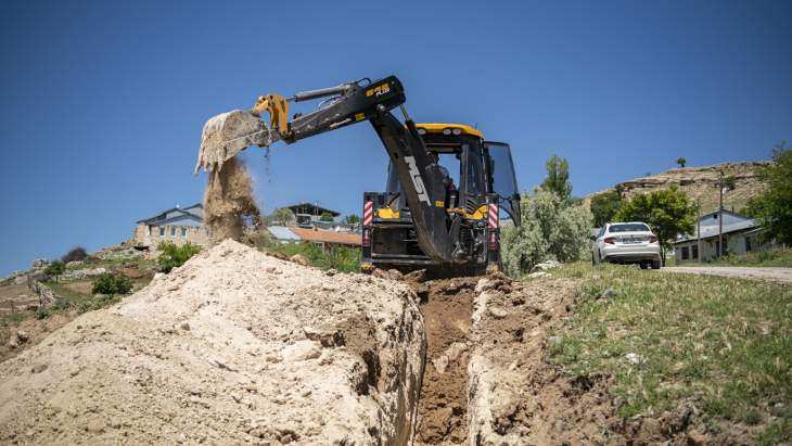 Arapgir Konducak’a MASKİ Tarafından Kanalizasyon Hattı İnşa Ediliyor