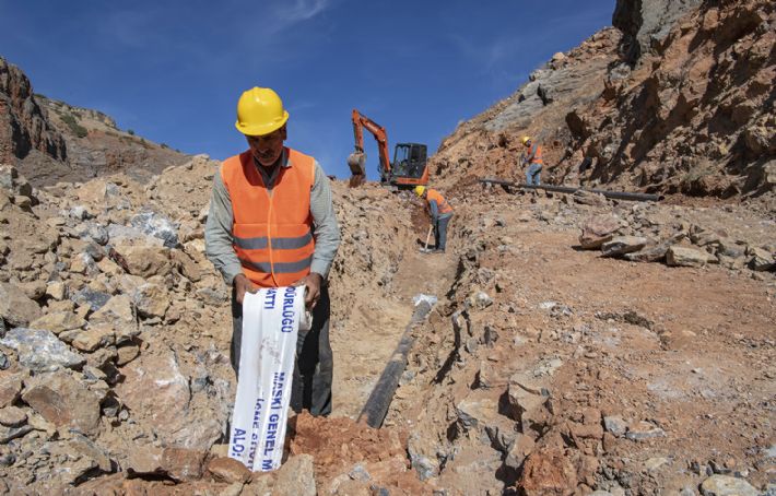 Arapgir Yazılı'daki İçmesuyu Altyapı Çalışmalarında Sona Gelindi