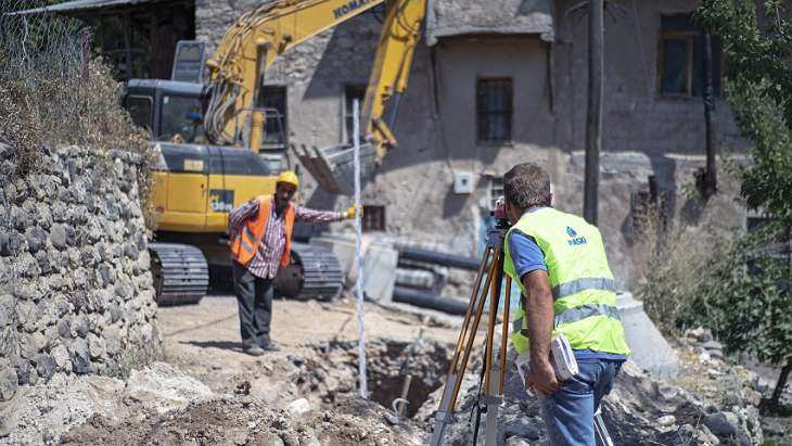 Arapgir’de Altyapı Çalışmaları Devam Ediyor