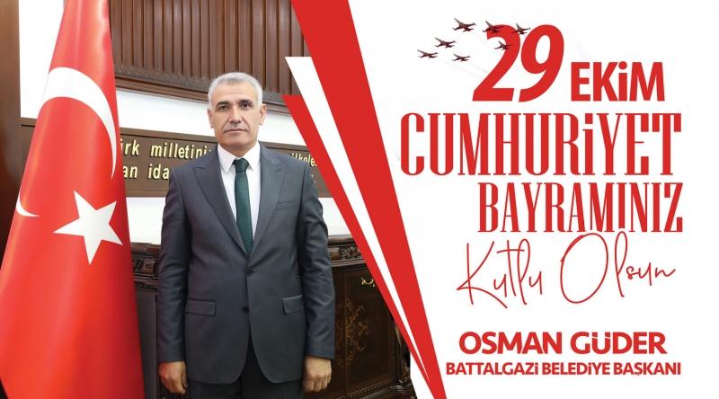 Başkan Güder'in 29 Ekim Mesajı