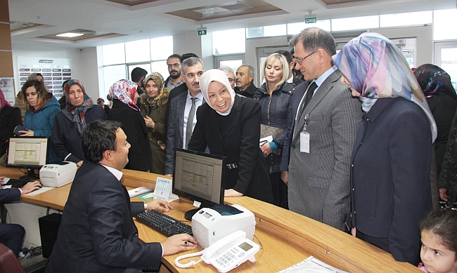 Çalık, Kadın Doğum ve Çocuk Hastanesi’nde incelemelerde bulundu