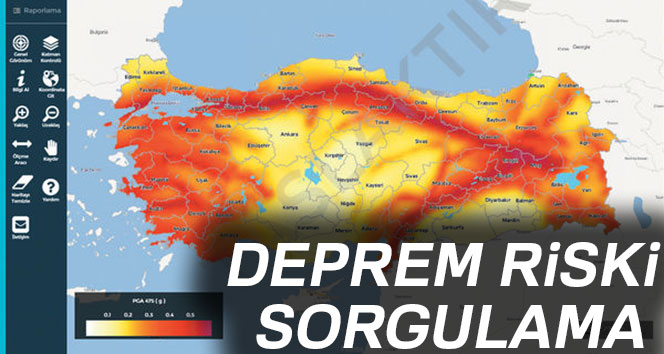 Deprem riski sorgulama nasıl yapılır? Sorgulama Ekranı