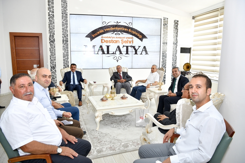 Eski Bakan Metin Emiroğlu’ndan Başkan Gürkan’a ziyaret