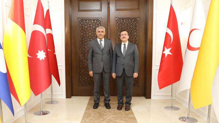 İnönü Üniversitesi Rektörü Prof. Dr. Kızılay, Başkan Güder’i Ziyaret Etti
