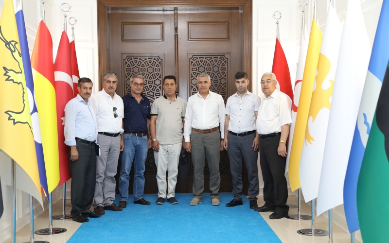 Malatya Bingöllüler Derneği Başkanı Balat, Başkan Güder’i Ziyaret Etti
