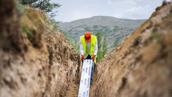 Maski’den 4 Mahalleye 6 Bin 950 Metrelik İçmesuyu Hattı