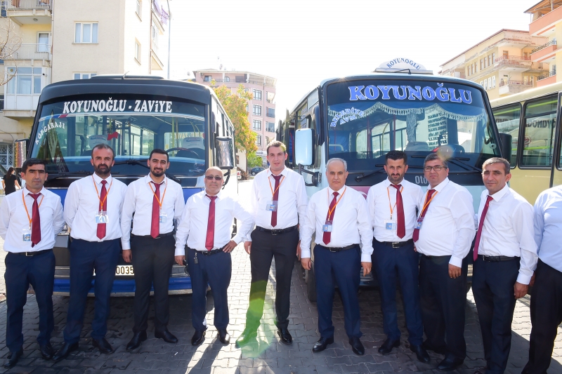 Minibüsçülerin Kıyafetleri Büyükşehir Belediyesinden