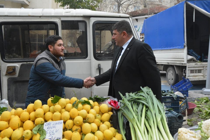 Parlak, Pazarcı Esnafını Gezdi!