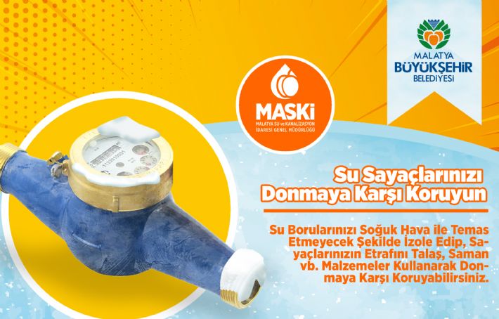 Su Sayacı Donmalarına Dikkat