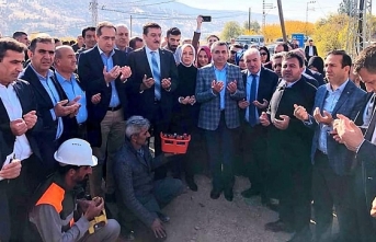 Tüfenkci, Pütürge'de Kültür Evi’nin temel atma törenine katıldı