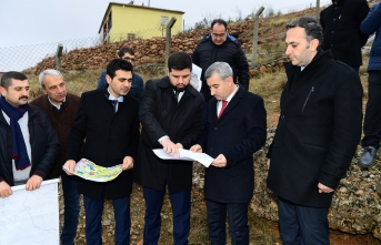 Başkan Çınar, yeni alternatif yol güzergâhlarının bulunduğu bölgeyi inceledi